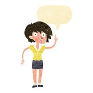 cartoon woman with question speech bubble N2