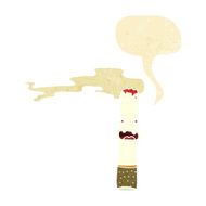 cartoon cigarette with speech bubble N2