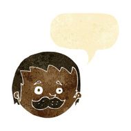 cartoon man with mustache speech bubble N12