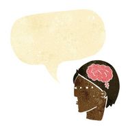 cartoon man thinking carefully with speech bubble N2