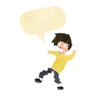 cartoon terrified man with speech bubble N36