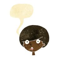 cartoon surprised boy with speech bubble N6