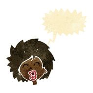 cartoon woman screaming with speech bubble N2