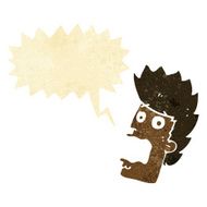 cartoon terrified man with speech bubble N39