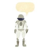 cartoon astronaut with speech bubble N18