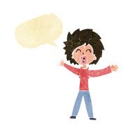 cartoon woman shouting with speech bubble N2