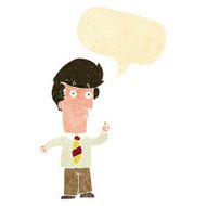 cartoon man with question speech bubble N2