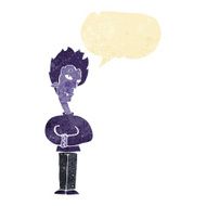 cartoon vampire with speech bubble N20