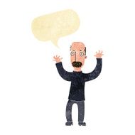 cartoon angry dad with speech bubble N2