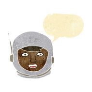 cartoon astronaut head with speech bubble N2