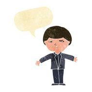 cartoon annoyed man with speech bubble N16