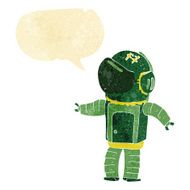 cartoon astronaut with speech bubble N22