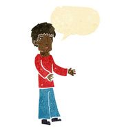 cartoon man explaining with speech bubble N4