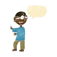 cartoon boy with popping out eyes speech bubble N2