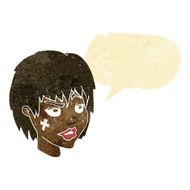 cartoon woman with plaster on face speech bubble N4