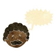 cartoon man with mustache speech bubble N17