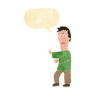 cartoon angry man with speech bubble N18
