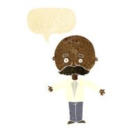 cartoon man with mustache speech bubble N18