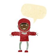 cartoon astronaut with speech bubble N24
