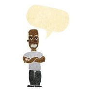 cartoon angry man with mustache speech bubble N2