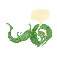 cartoon chinese dragon with speech bubble N2