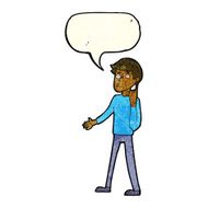 cartoon man asking question with speech bubble N11
