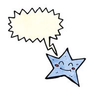 cartoon star character with speech bubble N4