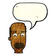 cartoon annnoyed old man with speech bubble N3