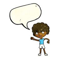 cartoon sporty person with speech bubble N3