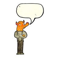 cartoon man with fox head speech bubble N2