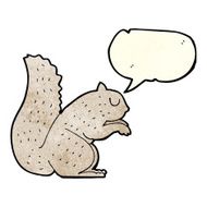 cartoon squirrel with speech bubble N2