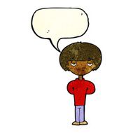 cartoon happy man with speech bubble N103