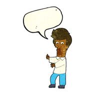 cartoon man gesturing wildly with speech bubble N3