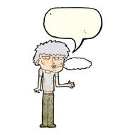 cartoon smoker with speech bubble N3