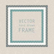 Hand drawn frame N11