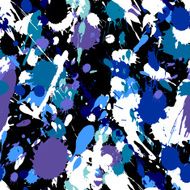 Watercolor splatters and blobs doodles Hand drawn painted t