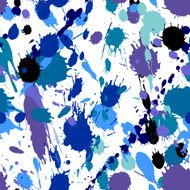 Watercolor splatters and blobs doodles Hand drawn painted t N2