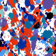 Watercolor splatters and blobs doodles Hand drawn painted t N3