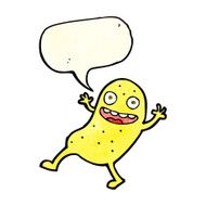 cartoon potato with speech bubble N2