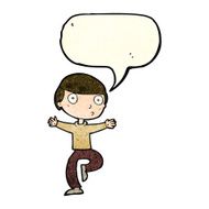 cartoon startled man with speech bubble N18