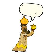 one of the three wise men with speech bubble N10