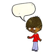 cartoon stressed out woman with speech bubble N6