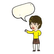 cartoon woman with sticking plaster on face speech bubble N4