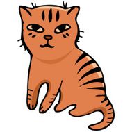 Vector Tabby cat