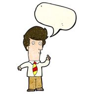 cartoon man with question speech bubble N3