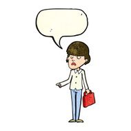 cartoon arrogant businessman pointing with speech bubble N4