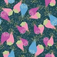 Seamless Floral Pattern N54