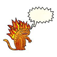 tiger burning bright with speech bubble N2