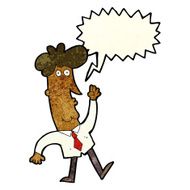 cartoon office man with speech bubble N3