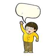 cartoon man asking question with speech bubble N15